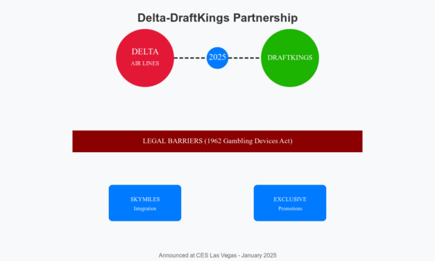 Delta Partners with DraftKings, but faces legal hurdles for in-flight gambling